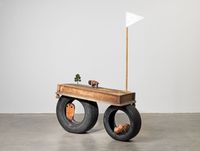 Y'ALL STARTED THIS SHIT ANYWAY by Henry Taylor contemporary artwork sculpture