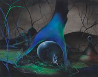 The amniotic membrane of the forest2 by Juae Park contemporary artwork painting