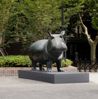 Hippopotamus 河马 by Daniel Daviau contemporary artwork sculpture