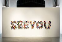 AMAZEBALLS (SEEYOU) by :mentalKLINIK contemporary artwork sculpture
