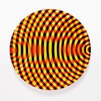 Circular sonic fragment no. 12 by John Aslanidis contemporary artwork painting, works on paper