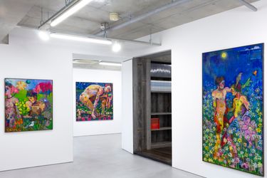 Installation view from Lotus Eaters by Andrew Salgado