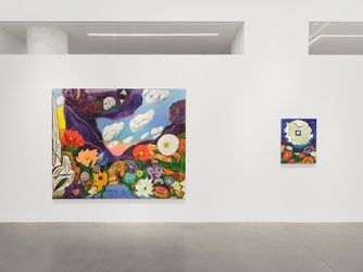 Exhibition view: Daniel Ginson, Big Sky, Almine Rech, Tribecca, New York (19 January–2 March 2024). Courtesy Almine Rech. Photo: Thomas Barratt.