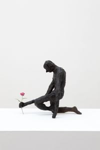 Rose Guy by Urs Fischer contemporary artwork painting, sculpture, print