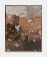 Kissing flowers by Rudy Cremonini contemporary artwork painting