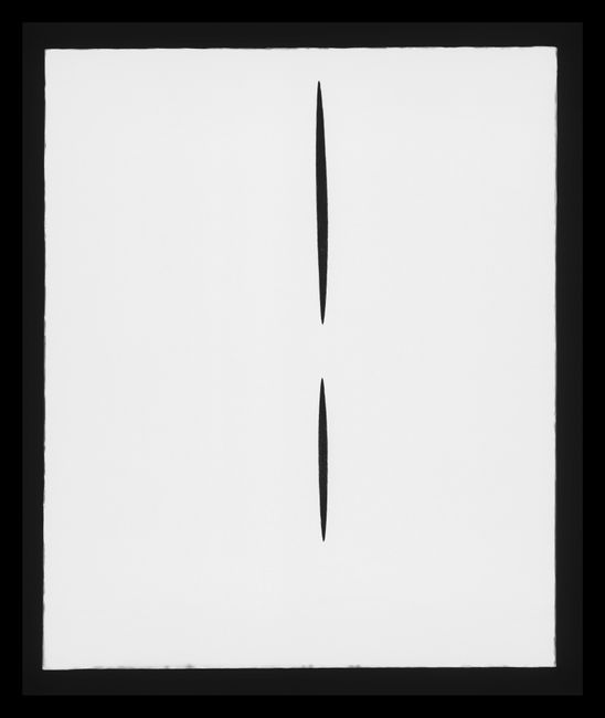 Concetto spaziale, Attese, T.104 (Lucio Fontana) by Philipp Goldbach contemporary artwork