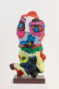 Head by Karel Appel contemporary artwork painting, works on paper