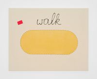 Untitled (walk) by Luca Frei contemporary artwork painting, works on paper