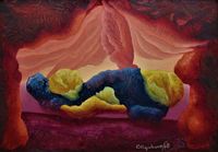 Alcove II by Ithell Colquhoun contemporary artwork painting, works on paper