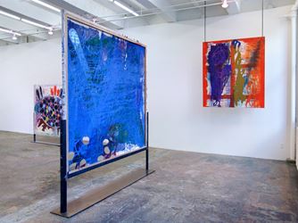 Exhibition view: Dona Nelson, New Paintings, Thomas Erben Gallery, New York (17 September 2015–31 October 2015). Courtesy Thomas Erben Gallery.