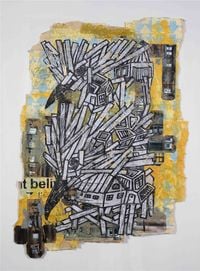 Believe by Dede Bandaid contemporary artwork works on paper, mixed media