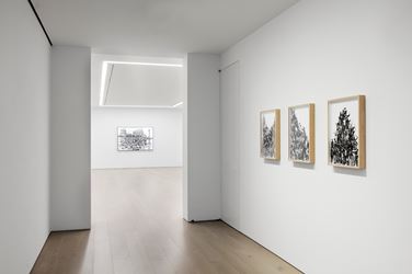 Exhibition view: JR, The Chronicles of New York City – Sketches, Perrotin, New York (11 September–26 October 2019). © JR-ART.NET. Courtesy the artist and Perrotin.  Photo: Guillaume Ziccarelli.