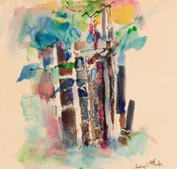 Glass Forest II by Audrey Flack contemporary artwork painting, works on paper, drawing