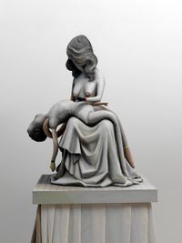 Pieta 1: Playing Dead by Cathie Pilkington contemporary artwork sculpture