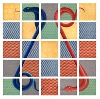 Gyan Chauper (Snakes & Ladders) by Olivia Fraser contemporary artwork painting, works on paper, drawing