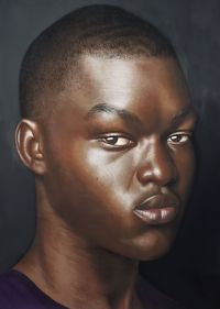 Babájídé as a Young Artist by Babajide Olatunji contemporary artwork painting