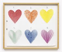 Dutch Hearts (6) by Jim Dine contemporary artwork painting