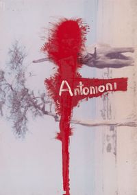 Untitled (Antonioni was here) by Julian Schnabel contemporary artwork painting, works on paper