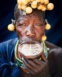 Suri Matriarch with Lip Plate, Omo Valey, Ethiopia by Andrew Eldon contemporary artwork photography, print