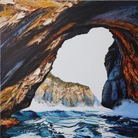 Deep Blue Cave by Neil Frazer contemporary artwork painting