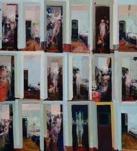 Postcards from a Closet by Alex Kanevsky contemporary artwork painting, works on paper