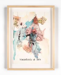 Macadamia of Arts by Sébastien Léon contemporary artwork painting, works on paper