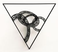Black Halos #4 by Neil Dawson contemporary artwork sculpture