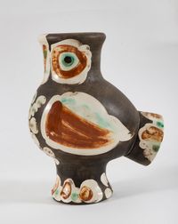 Chouette by Pablo Picasso contemporary artwork ceramics