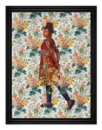 Portrait of Ya Fatu Conteh by Kehinde Wiley contemporary artwork painting