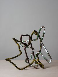 Thickets (firebitternburrcandlecamouflageaeroplane) by Yolunda Hickman contemporary artwork sculpture, print