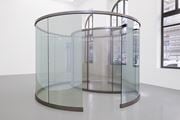 Little Perforated Cylinder inside Big Two-Way Mirror Cylinder by Dan Graham contemporary artwork 1