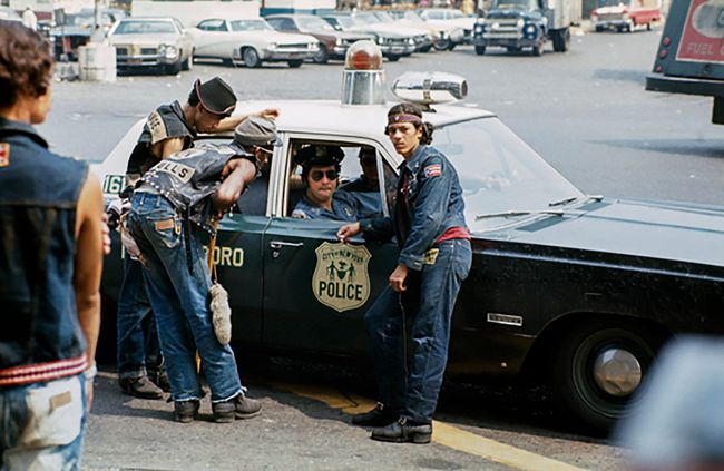 Bronx, New York City, NY. July 20th, 1972. Savage Skulls, Based Around ...