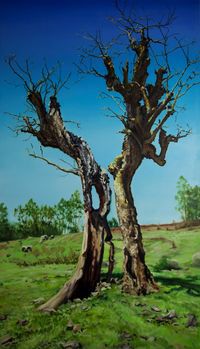 I shall be like that tree by David O'Kane contemporary artwork painting