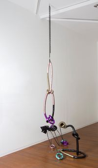 Bragging Recliner trap by Sarah Contos contemporary artwork sculpture