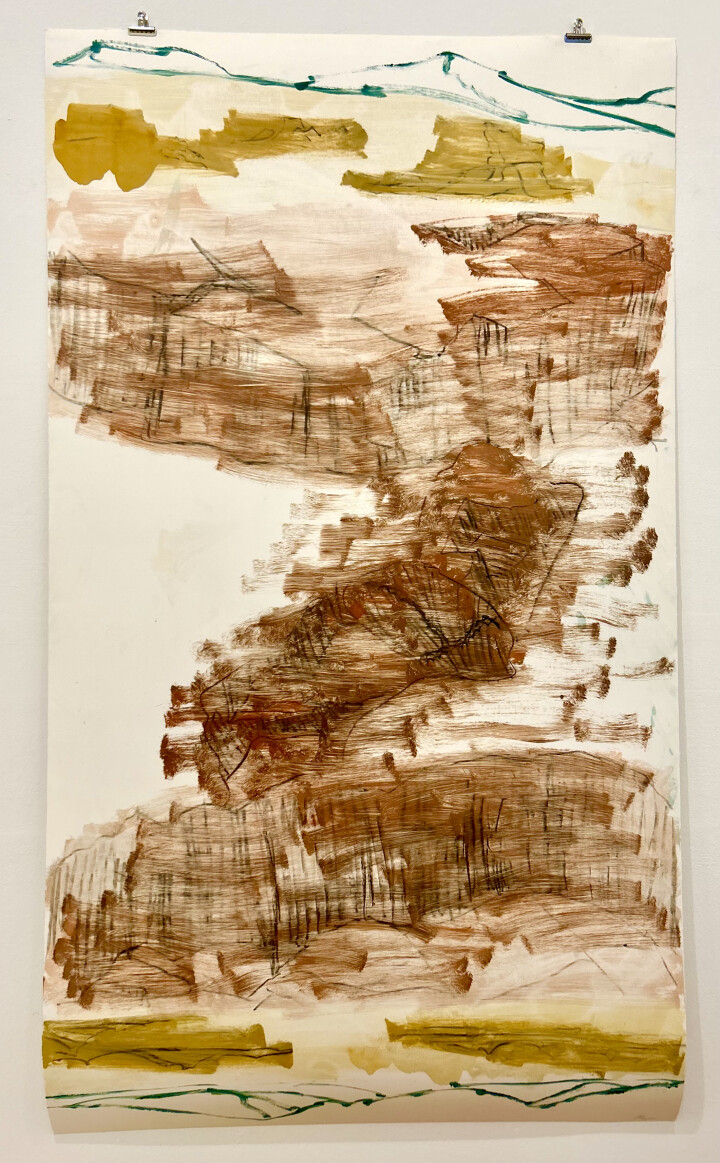 Untitled, 2000 by Per Kirkeby, Monotype, 220 x 125 cm (20) | Ocula