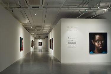 Exhibition View: Babajide Olatunji, Atunwa: Portraying the Different Biographies of An Artist, Pearl Lam Galleries, Shanghai (30 March–19 May 2024). Courtesy Peal Lam Galleries. 