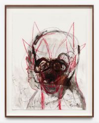 Untitled by Huma Bhabha contemporary artwork works on paper, drawing