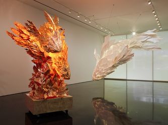 Exhibition view: Frank Gehry, Ruminations, Gagosian, New York (8 February–6 April 2024). Courtesy Gagosian