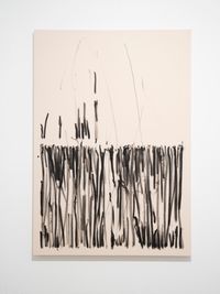 Las Tachaduras de una Primavera de Madrid V by Joël Andrianomearisoa contemporary artwork drawing
