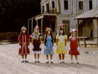 The Spirit Girls: A Western Song by Marnie Weber contemporary artwork moving image