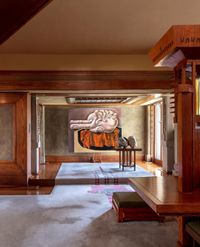 Louise Bonnet and Partner Adam Silverman in First Collaboration at Hollyhock House 4