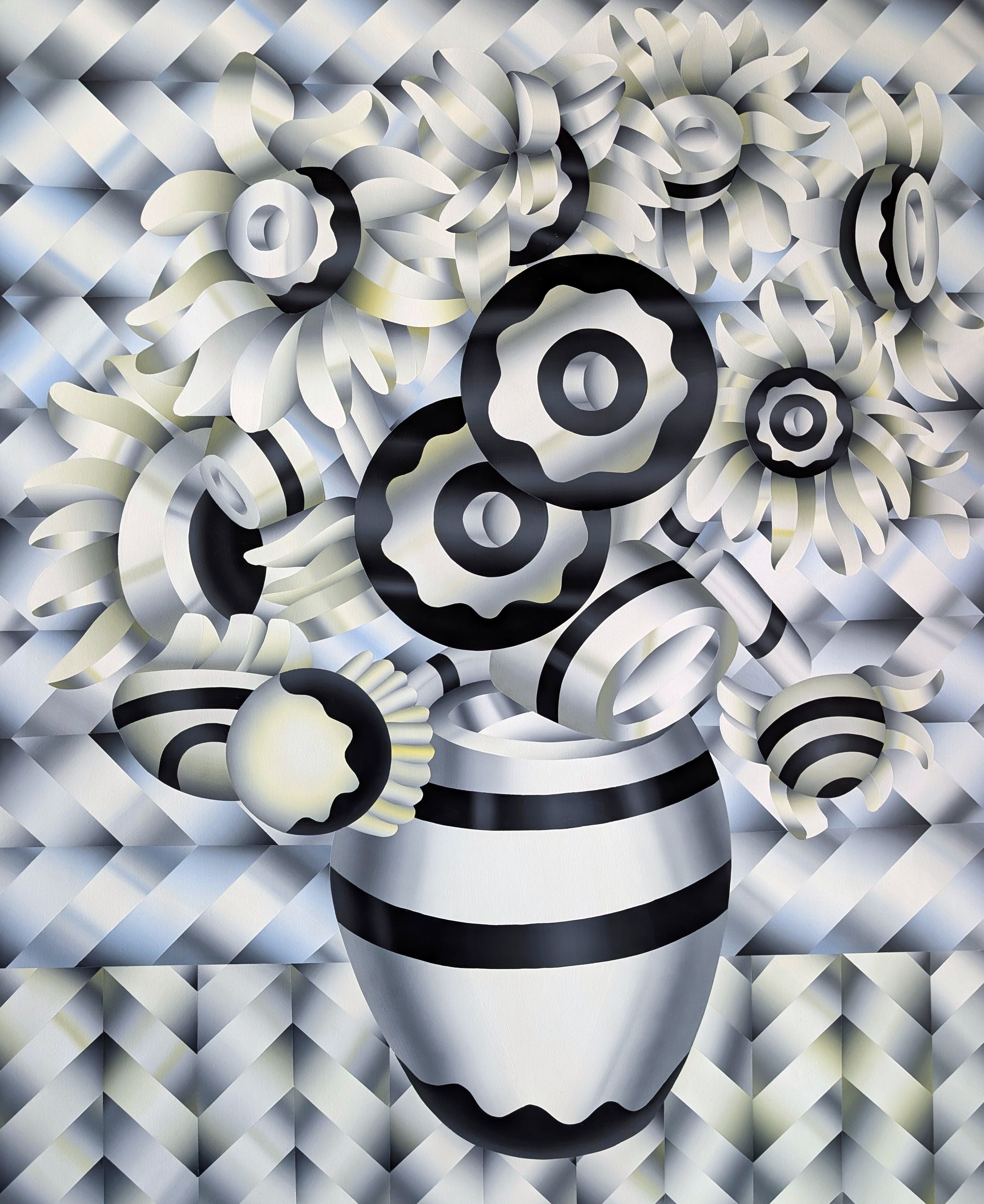 Chrome Sunflowers, 2025 by Geoffrey Bouillot | Ocula