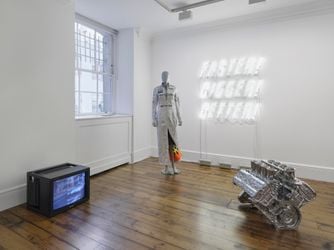 Exhibition view: Sylvie Fleury, S.F., Sprüth Magers, London (22 September–4 November 2023). Courtesy the artist and Sprüth Magers. Photo: Ben Westoby.