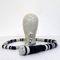 Headcase 27 by Julia Morison contemporary artwork sculpture, ceramics