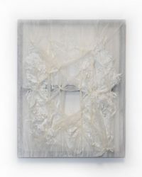 silver skylight by AMY HUI LI contemporary artwork painting, sculpture, textile