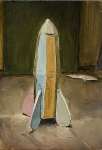 Merry Missile by Michaël Borremans contemporary artwork painting