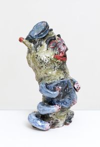 Worm cast by Ryan Hancock contemporary artwork sculpture, ceramics