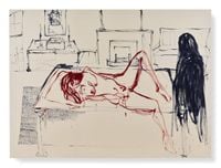 I watched Myself die and come alive by Tracey Emin contemporary artwork painting
