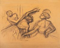 Scène de ballet by Edgar Degas contemporary artwork painting, works on paper, drawing