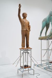 Active Statue: Jung Jae Soo by Beak Jungki contemporary artwork painting, works on paper, sculpture, photography, print